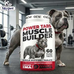 Masticables Blandos para Desarrollo Muscular Canino con Aminoácidos, Ganador de Masa Proteica para Perros de Alto Rendimiento y <span class=keywords><strong>Razas</strong></span> Bully, Salud Animal OEM - Product Image 1