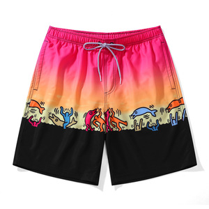 Wholesale Custom Printed Quick Dry Bathing Suits Holiday Shorts <b>Men's</b> Beach Board Shorts Swim <b>Trunks</b> - Product Image 3