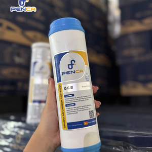 Cartouche filtrante PP UDF CTO de 10 pouces pour usage domestique extérieur, filtre à eau manuel électrique à haut débit, purificateur d'eau écologique RO en plastique - Product Image 5