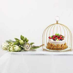 Modern Metal Round Cake Stands Metal <b>Cupcake</b> <b>Holder</b> Dessert Table Display Set for Wedding Birthday Party Baby Shower Celebration - Product Image 6