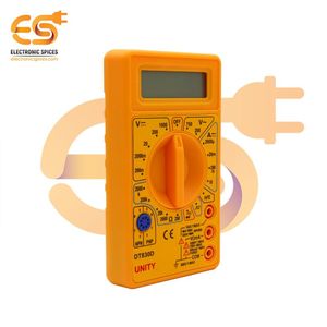 มัลติมิเตอร์ดิจิตอลรุ่น DT830D สำหรับวัดแรงดันไฟฟ้ากระแสสลับและกระแสตรง กระแสตรง และความต้านทาน พร้อมหน้าจอ LCD - Product Image 3