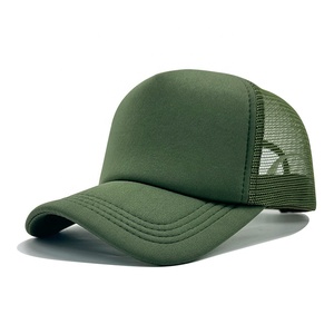 Foam Trucker Hat Mesh <b>Cap</b> Front Back Custom logo Blank <b>Plain</b> Custom Embroidered 3d Embroidery <b>Caps</b> By Antique Fashion - Product Image 5
