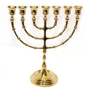 Hot Sale Jewish <b>Decorative</b> Metal Antique Menorah Candelabra <b>Retro</b> Tall Candle Holder for Home <b>Decoration</b> Exporter India - Product Image 3