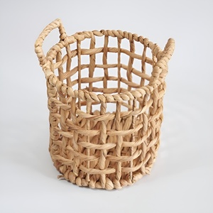 Cesto para la ropa de jacinto de agua a bajo precio, organizador para el hogar, accesorio de organización, cestas para la ropa. - Product Image 4