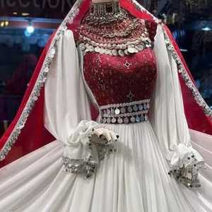 Robes afghanes ethniques Kuchi faites à la main, tribales, respirantes, brodées, pour femmes, longues, taille Pashtun, robe de Kaboul, costumes - Product Image 2