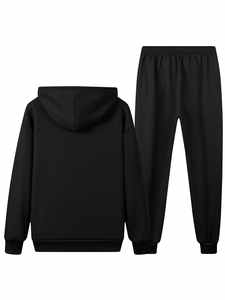 Chándales Deportivos para Hombre, Diseño Nuevo, a la Moda, Lisos, 100% Algodón, Transpirables, Ajustados, Precios al por Mayor - Product Image 2