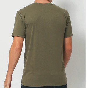 T-shirts Vert Olive Tri-Blend 2026 – Vente en Gros Fabricant – T-shirts Personnalisés en Coton Bio Premium à Manches Courtes pour l'Été - Product Image 3