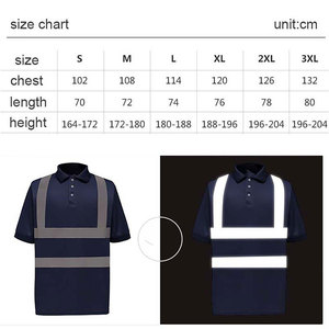 เสื้อโปโลทำงานแบบสะท้อนแสงเพื่อความปลอดภัยรุ่นใหม่ล่าสุดสำหรับผู้ชาย เสื้อโปโลแห้งเร็ว สีเหลือง เสื้อโปโลสำหรับงานอุตสาหกรรม - Product Image 3