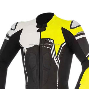 Combinaison de moto en cuir personnalisée OEM à faible MOQ – Combinaison de moto légère, imperméable et respirante pour adulte, imprimée, coupe-vent, idéale pour l'été - Product Image 2