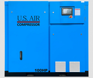 Compresor de aire de tornillo rotativo de velocidad fija de 100 HP, trifásico, 575600 voltios, 443 CFM, compresor de aire industrial en venta - Product Image 4