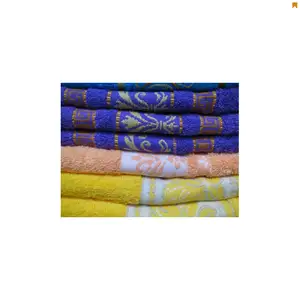 100% Cotton Recycled Jacquard Towels Eco-Friendly Best Rated Jacquard Towels Decorative Weave Wholesale Jacquard Towels.