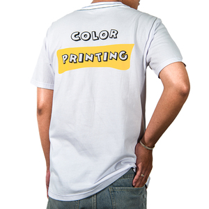 Camisetas Casuales de Alta Calidad para Hombre, 100% Algodón, Cuello Redondo, Manga Corta, Transpirables, Ecológicas, con Logotipo Personalizado Estampado, Lisas, Vintage - Product Image 2