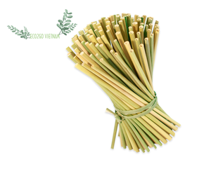 Eco2go Vietnam 100% Natural Bulk Drinking Straws Biodegradable Reed Straws for <b>Gifts</b> From Manufacturer - Product Image 5