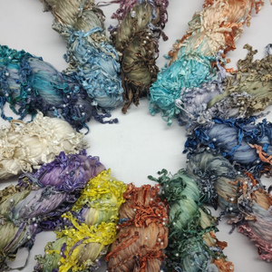 Sợi len dệt kim Ommul Y Season Viscose Acrylic <span class=keywords><strong>100</strong></span> Ring màu trắng, len đan tay, kỹ thuật thêu mới, nhuộm màu pha trộn, giá rẻ - Product Image 2