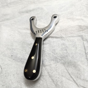 Tirachinas de aluminio hecho a mano con mango de cuerno de Búfalo, Catapulta de caza de calidad superior, tirachinas fuerte y duradera para exteriores - Product Image 6