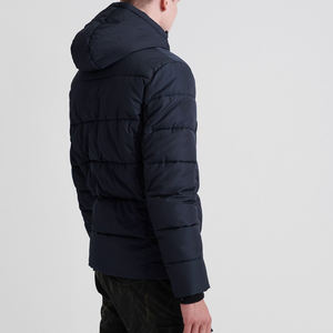 Vestes matelassées personnalisées, parka enduite respirante avec fermeture à glissière, vestes gonflées personnalisées de style décontracté - Product Image 4