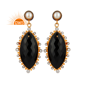 Nouvellement Design Sterling Silver Natural Multi Gemstone Dangle Boucle D'oreille Bijoux Pour Femmes Cadeau Pour Sa Collection Dainty - Product Image 1
