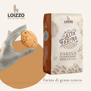 Farine de blé tendre tout usage de haute qualité, fabriquée en Italie pour les biscuits, 25 kg en sac en papier - Product Image 4