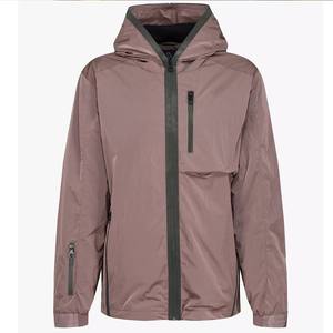Best Manufacturing Trending High-quality <b>Men's</b> Coated Canvas Puffer Windbreaker <b>Jackets</b> Spring Waterproof Breathable Front Logo - Product Image 4