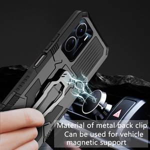 Custodia 3 in 1 resistente agli urti per esterni con supporto cavalletto per <span class=keywords><strong>VIVO</strong></span> Y02 Y16 Y35 Y22 V25 V23E Y20 Y30 Y76 - Product Image 2