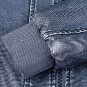 Vestes en jean pour hommes sur mesure, différentes tailles, fabrication de qualité, caractéristique imperméable, traitement tricoté, service OEM pour la saison hivernale - Product Image 6