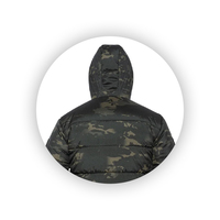 Chaqueta de caza de invierno de talla grande, equipo de caza impermeable para exteriores, chaqueta de caza de tela de lona transpirable con logotipo personalizado