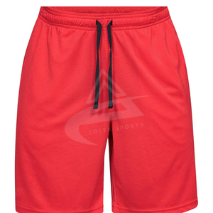 Shorts de jogging pour hommes en maille 100% polyester de qualité supérieure, respirants, séchage rapide, avec cordon de serrage, taille mi-haute, service OEM - Product Image 1
