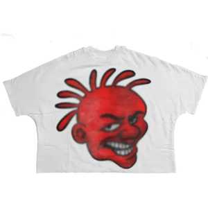 Haute qualité 100% coton Boxy Fit T-Shirt 300 Gsm Streetwear surdimensionné personnalisé poids lourd graphique Dtg impression recadrée hommes t-shirt - Product Image 6