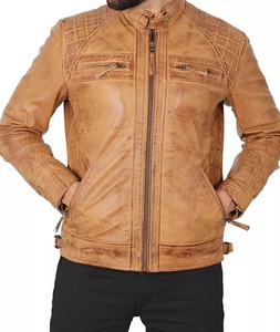 Vente en gros 2025 Veste en cuir pour hommes multicolores Respirante Coupe-vent Grande taille Veste en cuir d'hiver pour hommes de haute qualité - Product Image 3