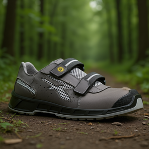 Prince Safety Sandal Size 41 W.11 Grey-Grey Leather Inserts - Product Image 3