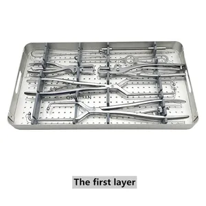 Kit d'instruments chirurgicaux pour plaque de reconstruction pelvienne en acier inoxydable, utilisation manuelle - Product Image 2