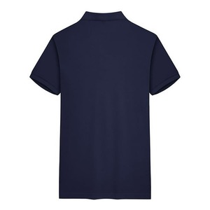 เสื้อโปโลผ้าคอตตอนสแปนเด็กซ์ของผู้ชายเสื้อทรงพลัสไซส์ผ้ายืดติดได้แบบสามกระดุม - Product Image 5