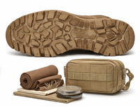 Chaussures tactiques d'extérieur pour hommes, imperméables, durables, légères, respirantes, bottes pour la randonnée, l'entraînement et le travail