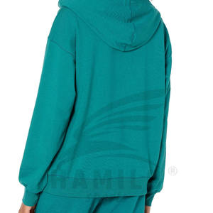 Sudadera con capucha de invierno para mujer de alta calidad personalizada del fabricante, diseño con forro de rizo francés de algodón, logotipo personalizado para mujer - Product Image 3