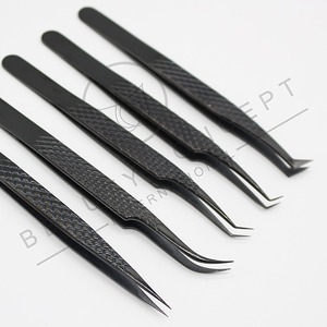 Pinzas para Pestañas de Grado Profesional, Herramienta de Belleza para Estilizar Pestañas, Extensiones de Pestañas, Lifting de Pestañas, Maquillaje y Salón - Product Image 6