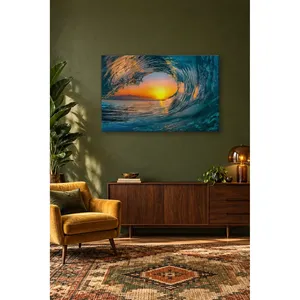 Impression sur toile Fida Sunset Through a Wave Tunnel - Product Image 4