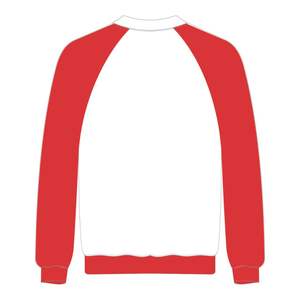 Concienciación sobre el autismo Chenille bordado blanco cuello redondo mangas raglán pulóver sudadera Unisex algodón polar diseño de Autismo - Product Image 3