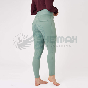 Jodhpurs d'équitation de fabricant de taille régulière et de vente en gros Culottes d'équitation pour femmes au design personnalisé multicolore à vendre - Product Image 2
