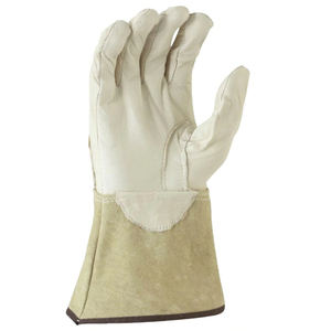 Nuevos guantes de soldadura de cuero de piel de cabra negra de calidad superior personalizados 2025/Nuevo último diseño 2025 guantes de soldadura - Product Image 2