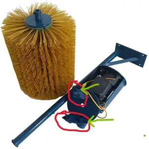 Motor Control Cow Body Brush Soft and Safe Cattle Easy Swing Cow Cleaning Brush 0.1KW Reduction Motor
