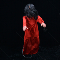 Modèle de fantôme pneumatique animatronique en métal pour intérieur, idéal pour les salles d'évasion, centres commerciaux hantés, parcs d'aventure, aéroports et garderies publiques