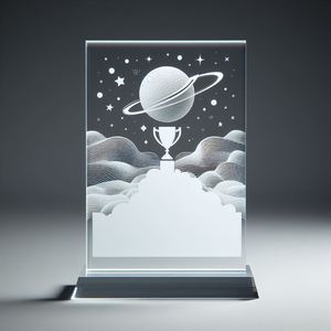 Trofeo de premio de cristal acrílico de fútbol personalizado translúcido claro Logotipo de regalos de equipo deportivo de lujo - Product Image 5