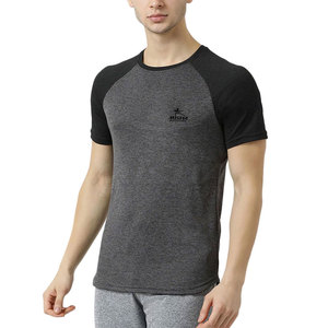 Camisetas Deportivas para Hombre del Fabricante, Cuello Redondo, Secado Rápido, Antiarrugas, Transpirables, 100% Algodón, Diseño Liso, Tejido de Punto - Product Image 1