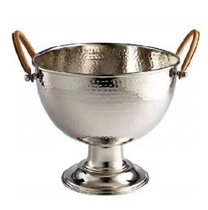 Exclusivo lujo turco hecho a mano cobre placa oro antiguo Metal seguro decorativo Bandejas para servir cuenco para fiestas - Product Image 4