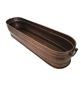Vente en gros de jardinière en laiton et cuivre massif pour l'intérieur et l'extérieur, jardin, salon, hôtel, restaurant, balcon, centre commercial, bureau, 2023 - Product Image 1
