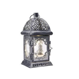 Linternas de hierro marroquíes, decoración navideña impresa en 4 colores, portavelas de Metal, tarros para el hogar, sala de estar, boda, fiesta, uso doméstico - Product Image 1