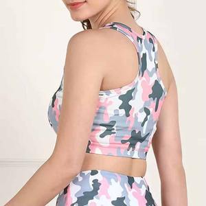 Soutien-gorge de sport en cours d'exécution pour femmes | Conception de dos nageur | Rembourré | Polyester à séchage rapide | Marque personnalisée/Fournisseur OEM - Product Image 3