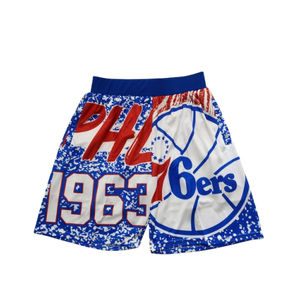 Pantalones cortos de baloncesto conjunto de uniforme Unisex entrenamiento impresión Digital ropa deportiva sólido ecológico secado rápido transpirable 2024 - Product Image 5