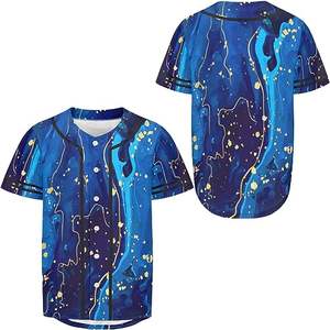 Nueva Camiseta de Béisbol Sublimada con Degradado y Pedrería Personalizada al por Mayor 2025 - Product Image 3