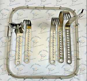 Charnley Carré Cadre Auto-Retenue Chirurgie De La Hanche Rétracteur Avec 5 Lames Arthroplastie De Qualité Médicale Hanche Épaule Chirurgicale - Product Image 1